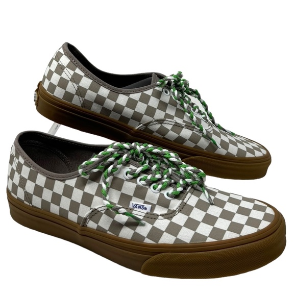 VANS Authentic Sneakers Skate Men's Low Top Moon Rock Check Canvas VN0009PVCH8 - Picture 2 of 8